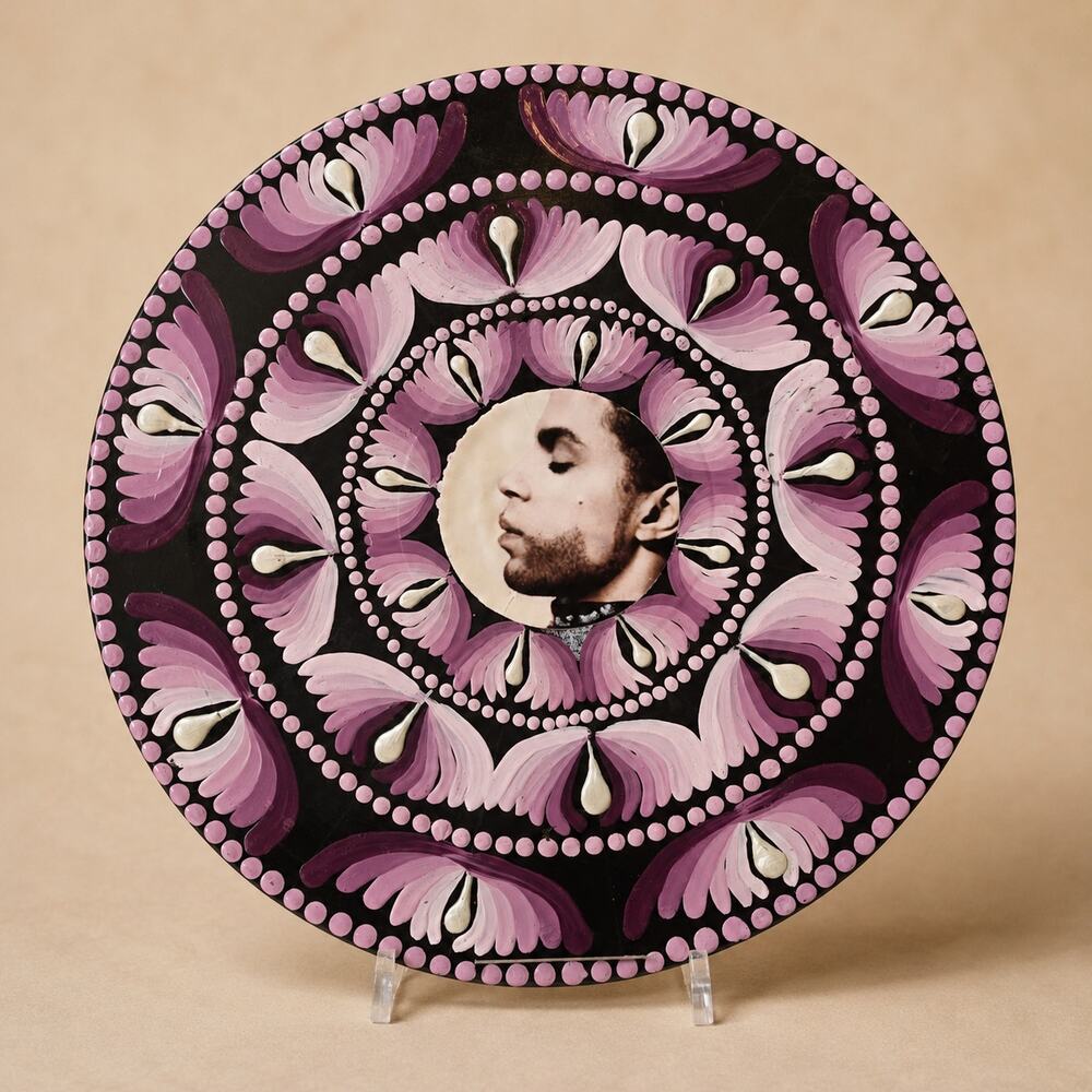 Prince 10 Inch Album Wall Art Purple Mandala Music Decor